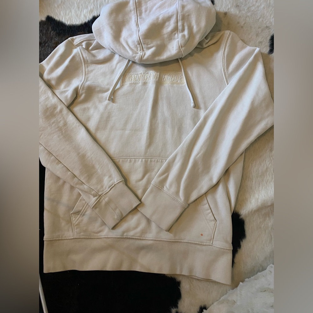 American Eagle: Off white hoodie